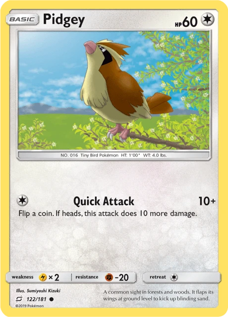 Pidgey – Reverse Holo