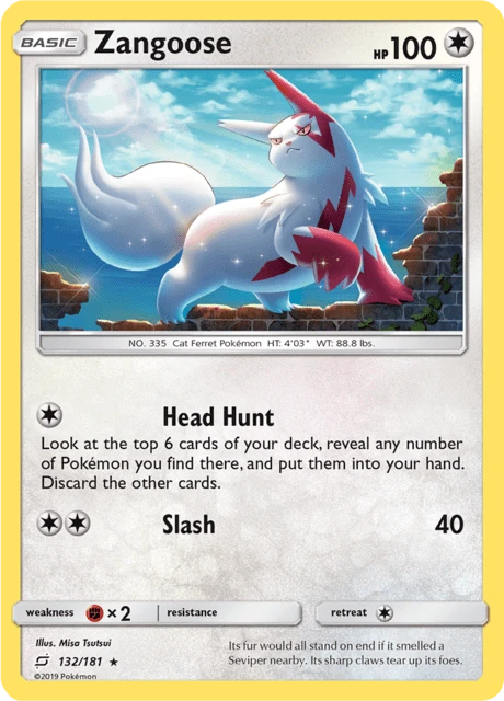Zangoose – Reverse Holo