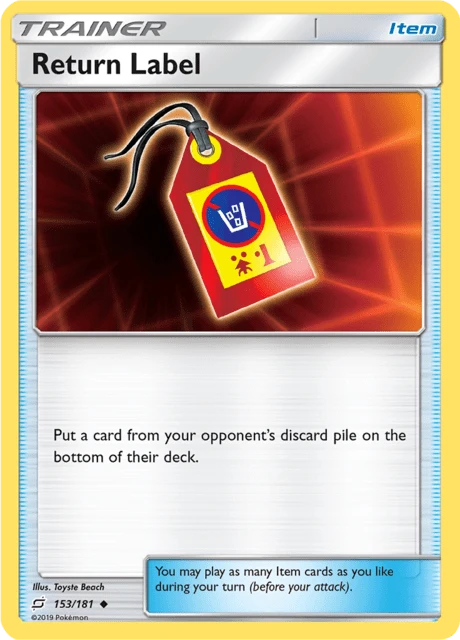 Return Label – Reverse Holo