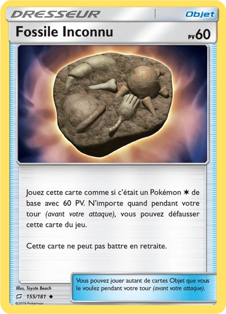 Fossile Inconnu – Normal