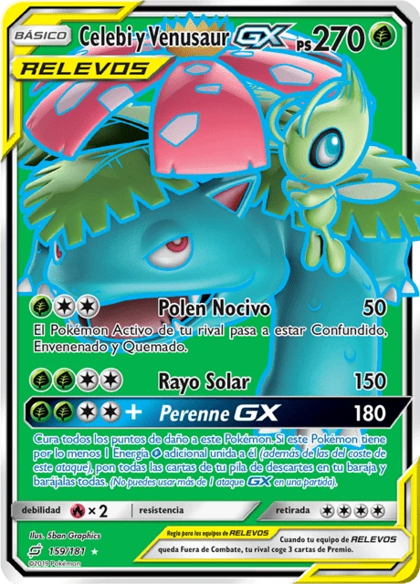 Celebi y Venusaur-GX