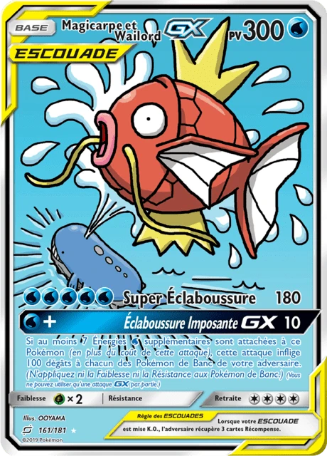 Magicarpe et Wailord-GX – Holo