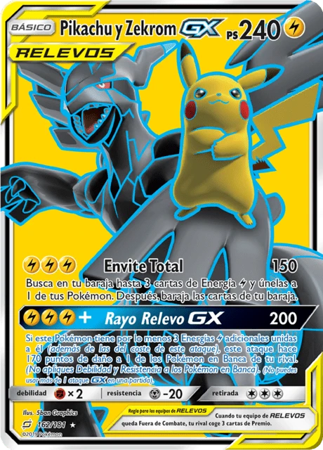 Pikachu y Zekrom-GX – Holo