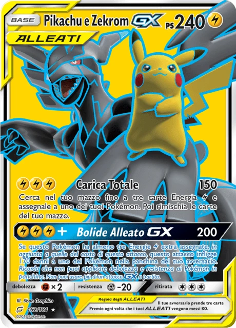 Pikachu e Zekrom-GX – Holo