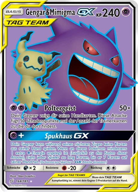 Gengar & Mimigma-GX – Holo
