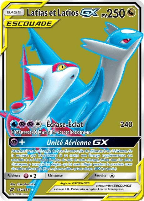 Latias et Latios-GX – Holo