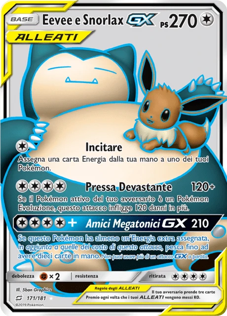 Eevee e Snorlax-GX