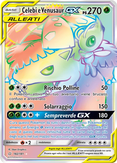 Celebi e Venusaur-GX