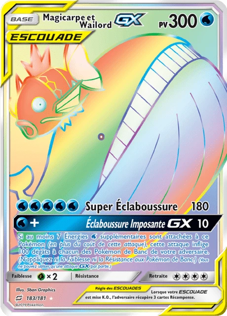 Magicarpe et Wailord-GX – Holo