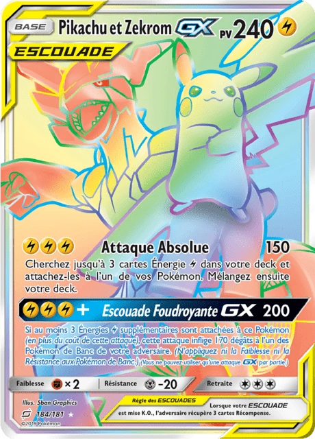 Pikachu et Zekrom-GX