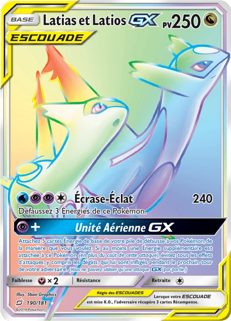 Latias et Latios-GX – Holo