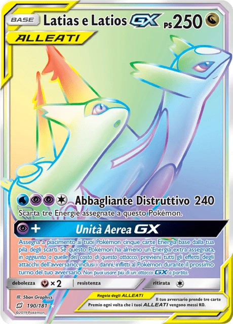 Latias e Latios-GX – Holo