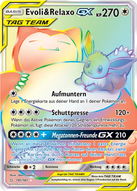 Evoli & Relaxo-GX – Holo