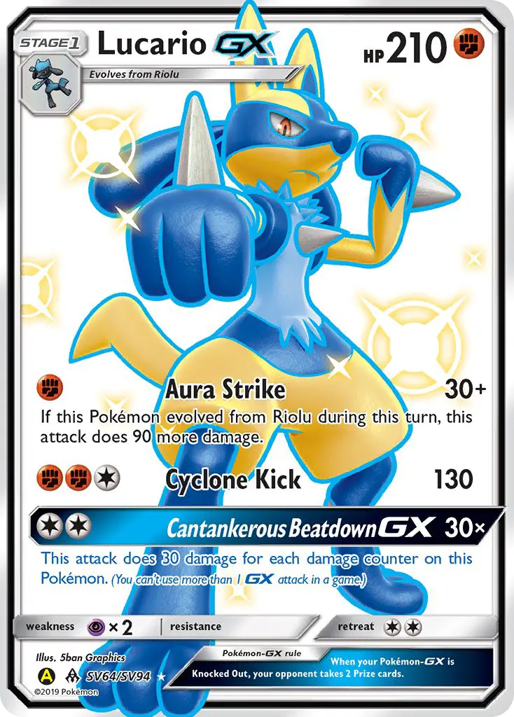 Lucario-GX – Holo