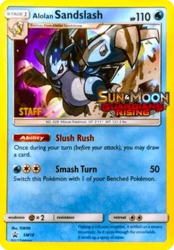 Sandslash de Alola – Holo · Stamped