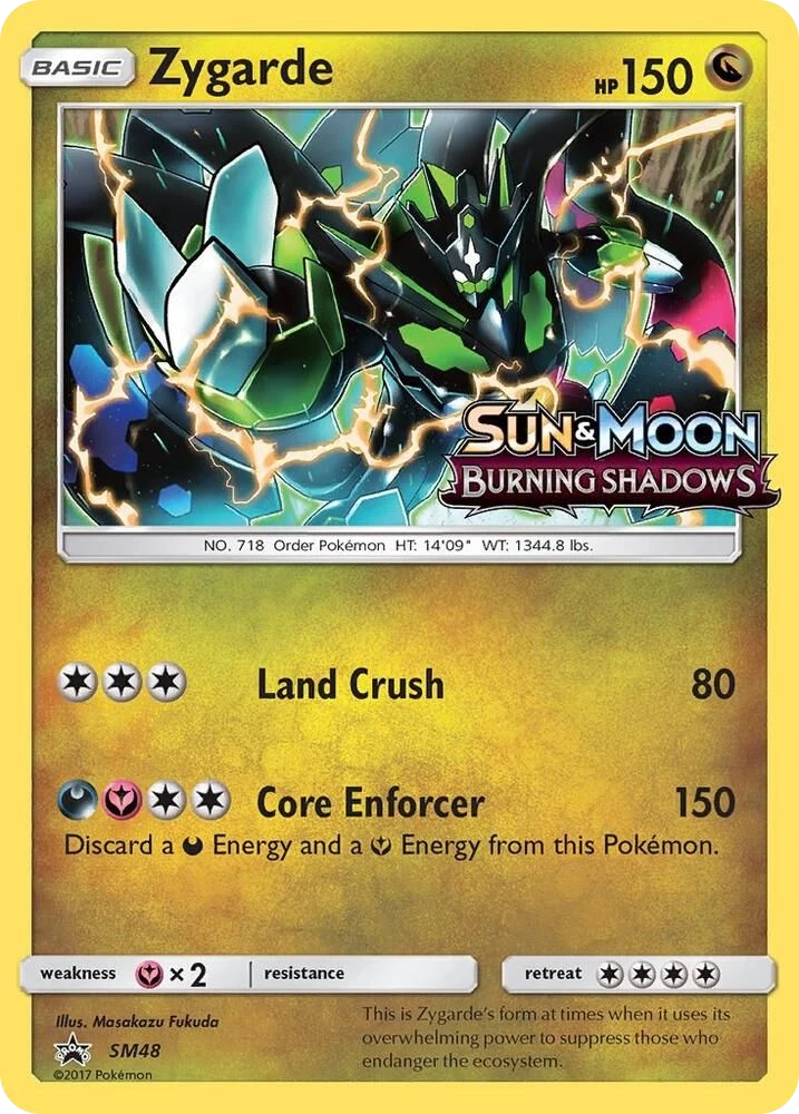Zygarde – Holo · Stamped