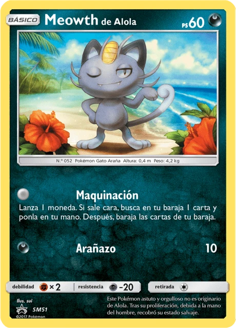 Meowth de Alola – Normal