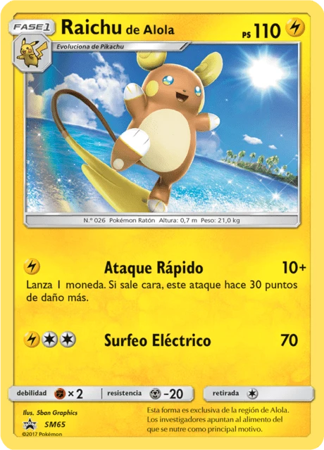 Raichu de Alola