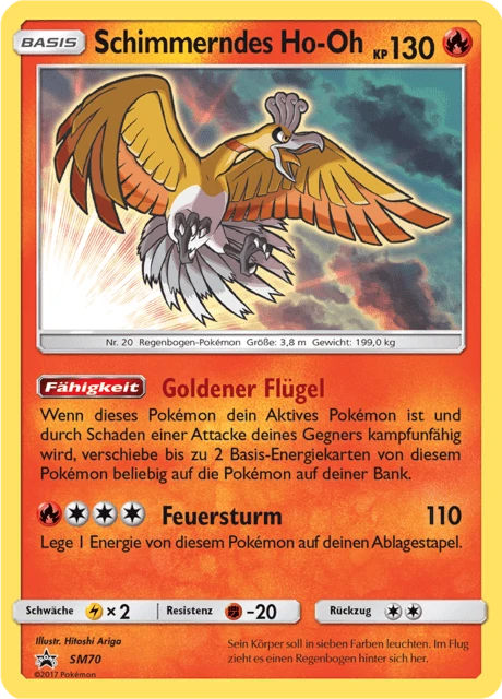 Schimmerndes Ho-Oh