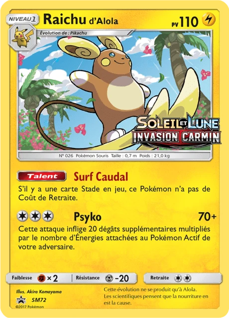 Raichu d'Alola – Holo