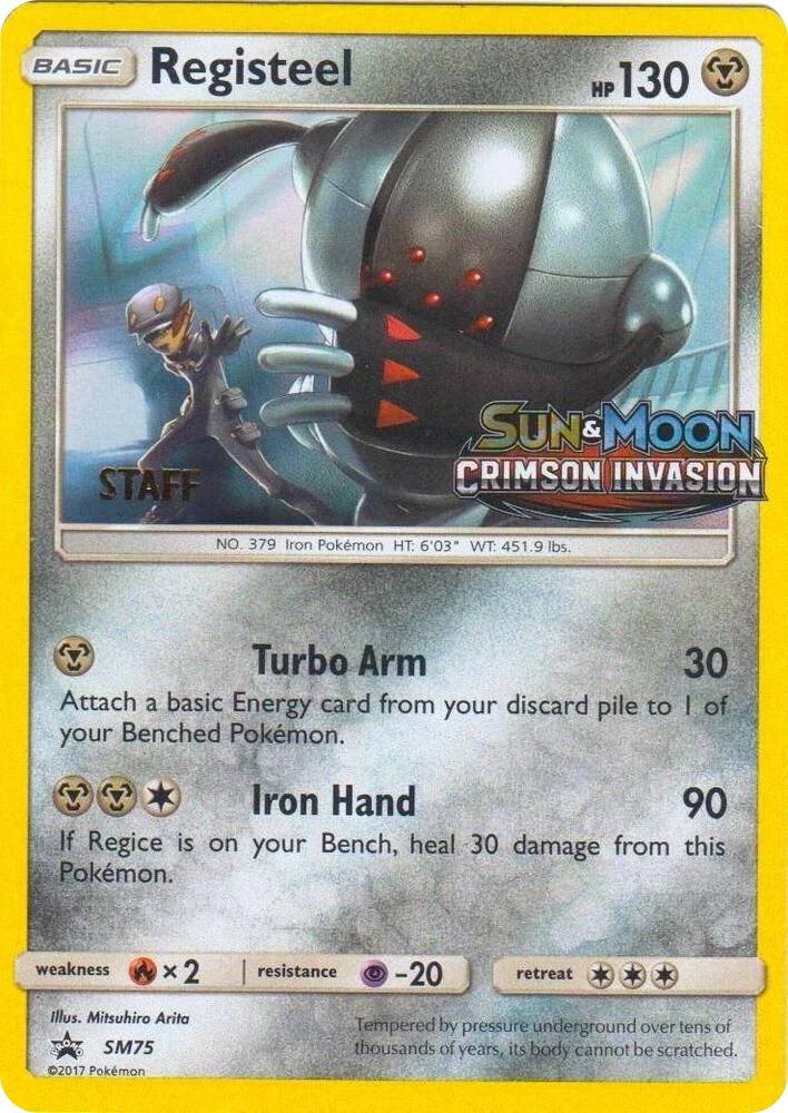 Registeel – Holo · Stamped