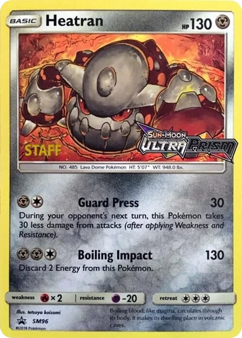 Heatran – Holo · Stamped