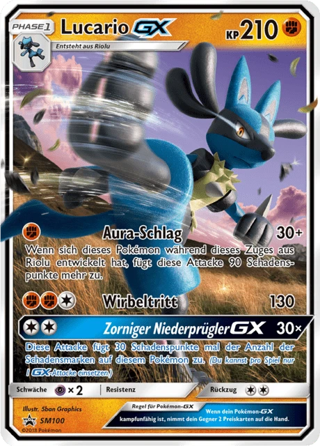 Lucario-GX – Holo