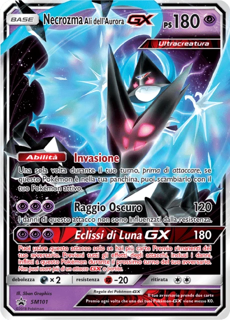 Necrozma Ali dell'Aurora-GX – Holo