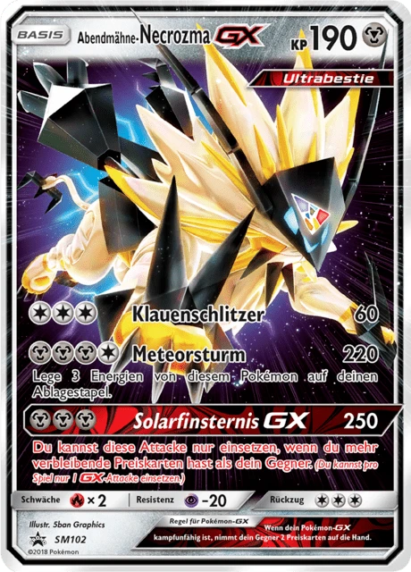 Abendmähne-Necrozma-GX – Holo