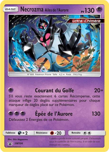 Necrozma Ailes de l'Aurore – Holo