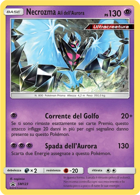 Necrozma Ali dell'Aurora – Holo