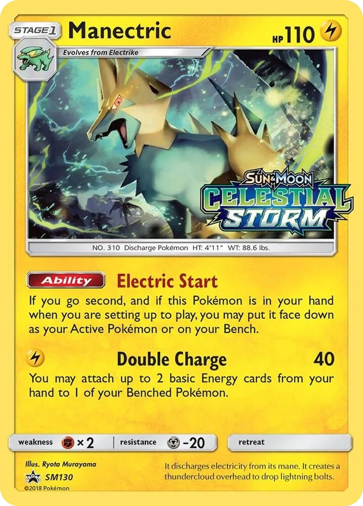 Manectric – Holo · Stamped