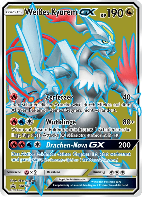 Weißes Kyurem-GX – Holo