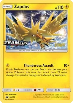 Zapdos – Holo · Stamped