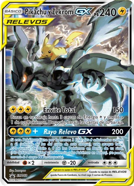 Pikachu y Zekrom-GX