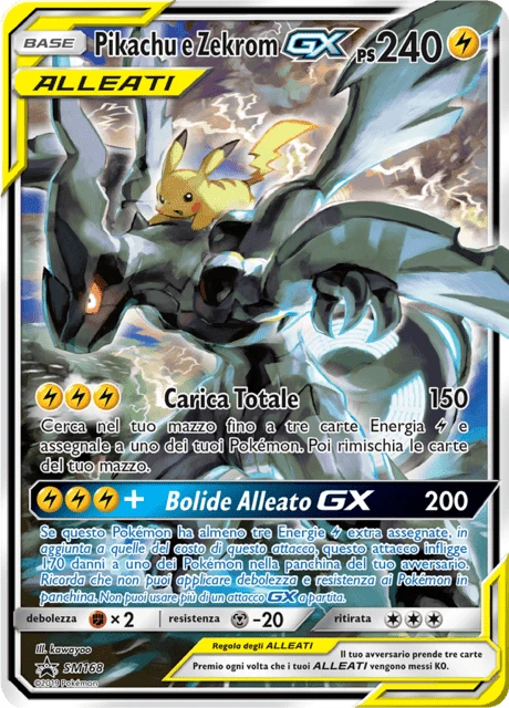 Pikachu e Zekrom-GX – Holo