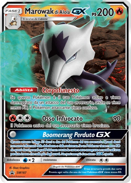 Marowak di Alola-GX – Holo
