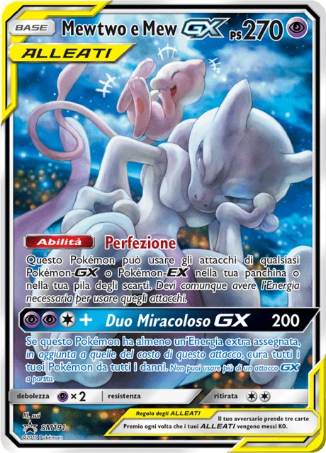 Mewtwo e Mew-GX – Holo