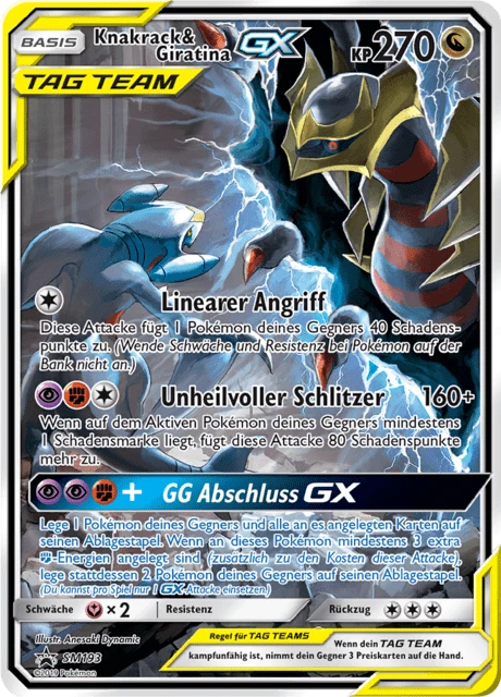 Knakrack & Giratina-GX – Holo