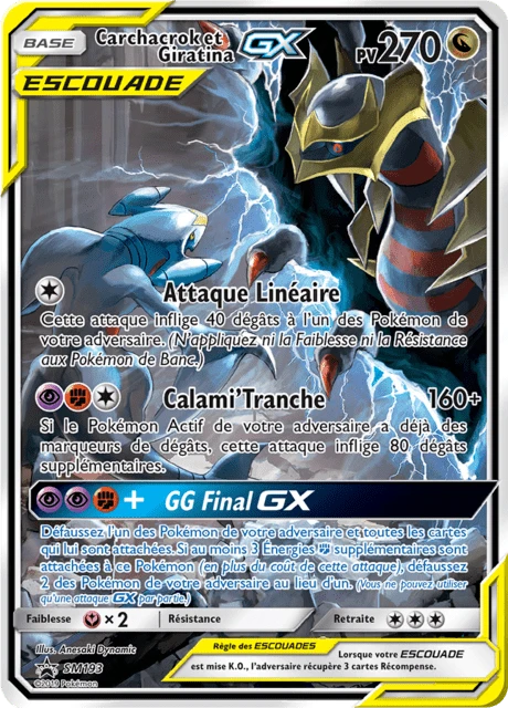 Carchacrok et Giratina-GX