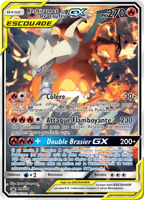 Reshiram et Dracaufeu-GX