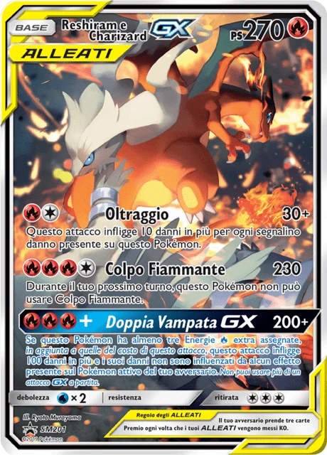 Reshiram e Charizard-GX – Holo