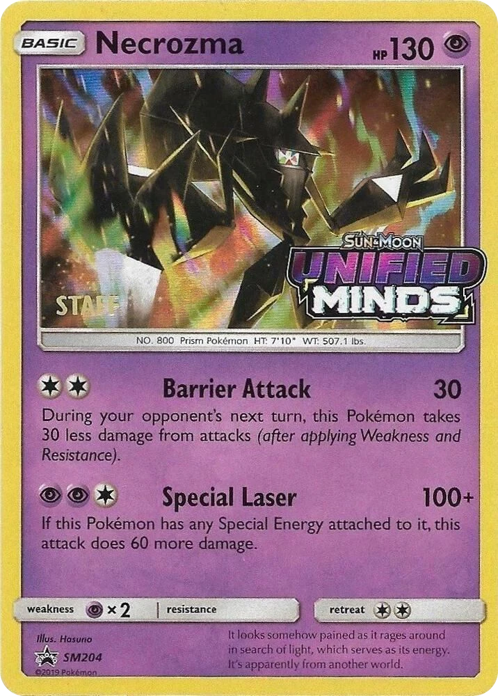 Necrozma – Holo · Stamped