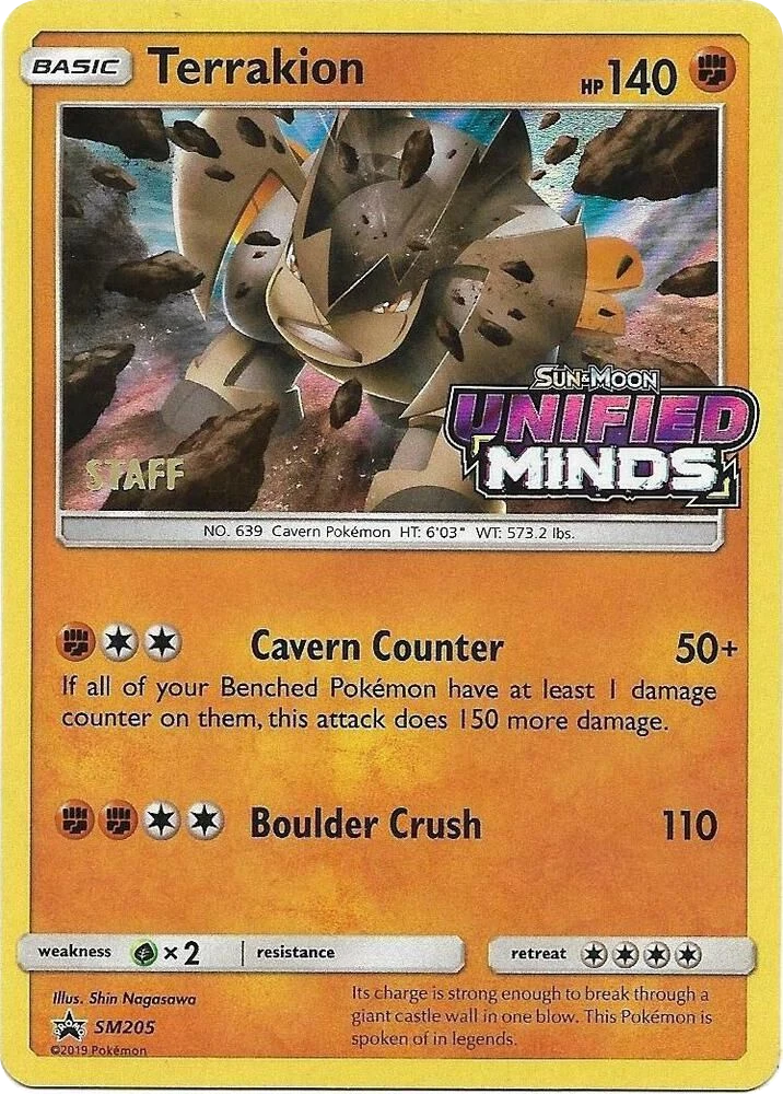 Terrakion – Holo · Stamped