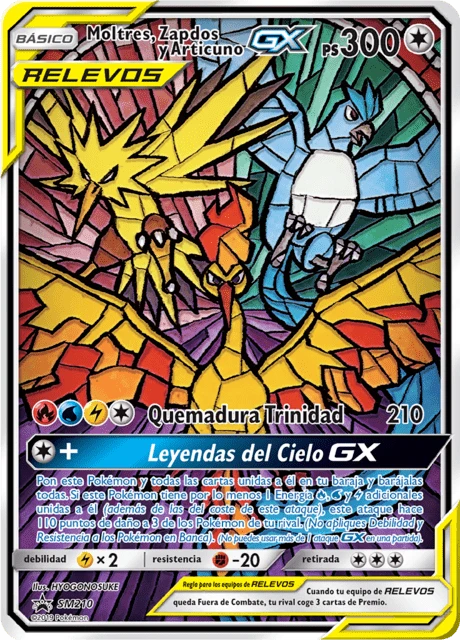 Moltres, Zapdos y Articuno-GX – Holo
