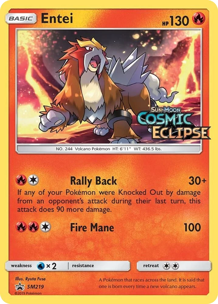 Entei – Holo · Stamped