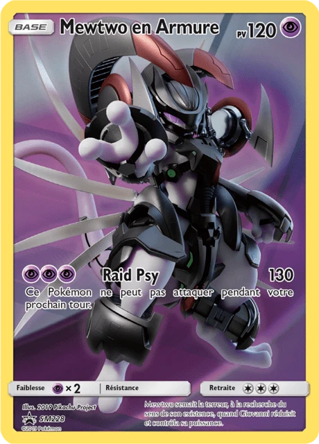 Mewtwo en Armure – Holo