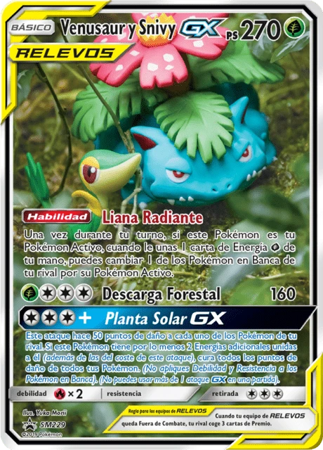 Venusaur y Snivy-GX – Holo