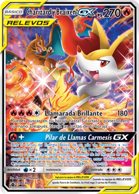 Charizard y Braixen-GX