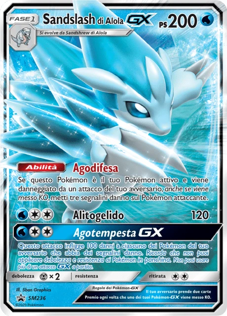 Sandslash di Alola-GX – Holo